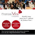 Salons France-vins à Bruxelles (21/01) et Amsterdam (22/01)
