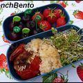 une tomate farcie dans mon bento...