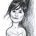 Romane Bohringer, caricature