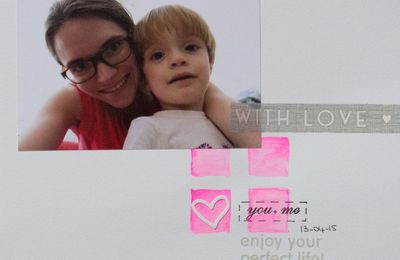 [Scrap - Album enfants] [Scrapbookit - Défi Week-End] Enjoy your perfect life