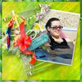 Welcome To Paradise by Ilonka Scrapbook Designs 