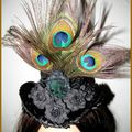 Mini Chapeau "Madeline" Haut de Forme Fascinator Mariage Victorien Steampunk Gothique Vampire