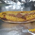 Banane au chocolat en papillote
