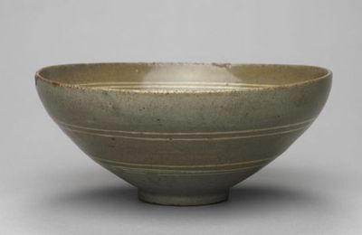 Bowl with Willow and Reed Design, 14th century, Korea, Goryeo dynasty (918–1392)