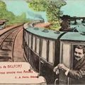 Carte postale passe-partout : Je pars de Belfort (Voyageur) !