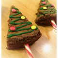 Brownie déguisé en sapin