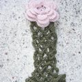 crochet, petites croix et tricot