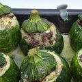 Courgettes farcie au brucciu et figatelli