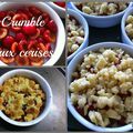 Crumble aux cerises