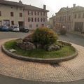 Rond-point à Juliénas
