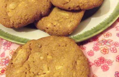 Cookies au chocolat blanc et noix du Brésil