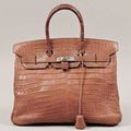 Hermès Paris. Un sac Birkin et deux sacs Kelly en crocodile