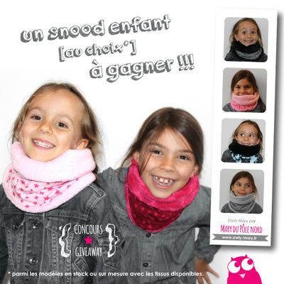 Les nouveaux snoods enfant sont arrivés [concours à l'intérieur]