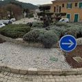 Rond-point à La Destrousse