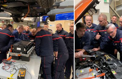 Une après-midi très "électrique" pour les pompiers au module 5 !