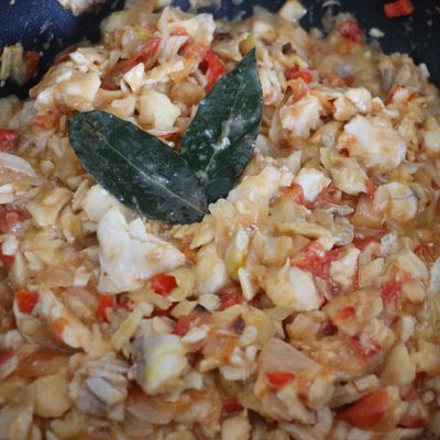 gazpacho manchego de mero