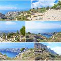 Sur le parvis de la Cathédrale des Calanques