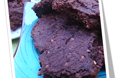 Cookies moelleux chocolat-sarrasin-haricots rouges {oui, j'ai bien écrit haricots rouges}