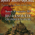 jeu d'enquête grandeur nature « Les Mystères du Mont-Saint-Michel » samedi 20 septembre 2017