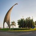 Rond-point à Cambrils (Espagne)