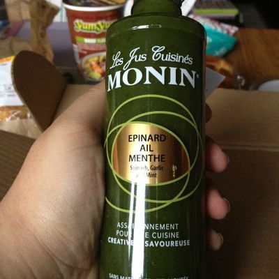 Petite recette improvisée: poulet au jus cuisiné Monin