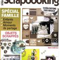 Création Scrapbooking n°36 et partenariat Scrap et Textile