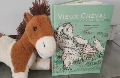 Vieux cheval et les petites génisses- Fabienne Mounier, Daniel Hénon