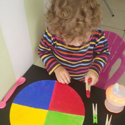 roue des couleurs - Activité Montessori