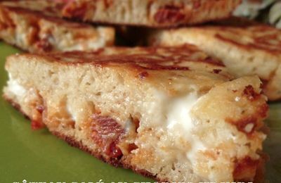 Gateau salé au Chorizo et Kiri (à la poêle)