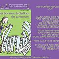 Bonnes résolutions, et concours ...