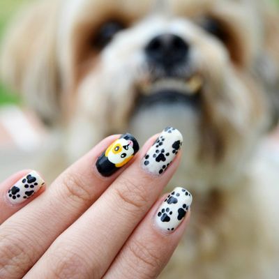 Nail Art Chien