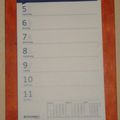 calendrier 2009