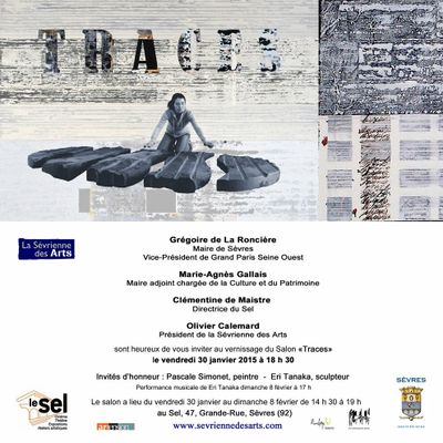 Annie GADEAU expose du 30 janvier au 8 février au salon "TRACE" à Sèvres (92)