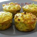 Flans aux courgettes et Comté