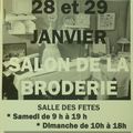 Un salon de broderie dans l'Oise les 28 et 29 janvier