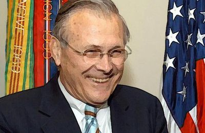 Donald Rumsfeld, faucon et vrai…