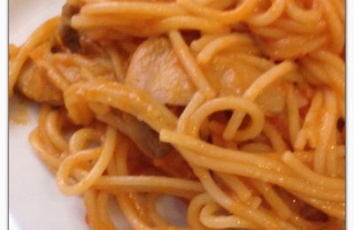 SPAGHETTI AUX CREVETTES THERMOMIX