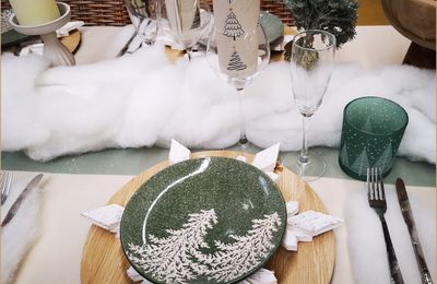 Déco tables de Noël 2024