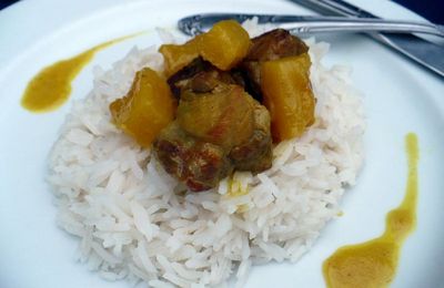 Curry de porc à l'ananas