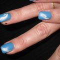 Passion'nail Pose d'ongles en gel : Bleu comme le ciel et léger comme une plume ! Qui suis je ?