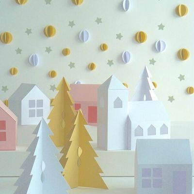 Le village pop-up en papier est disponible !