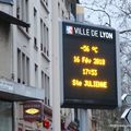Record de froid à Lyon