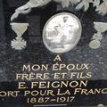 FEIGNON JEan Eugène (Bouesse) + 20/08/1917 Louvenont (55)