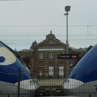 La gare d'Yvetot (76)
