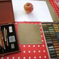 Comment dessiner une POMME aux pastels secs