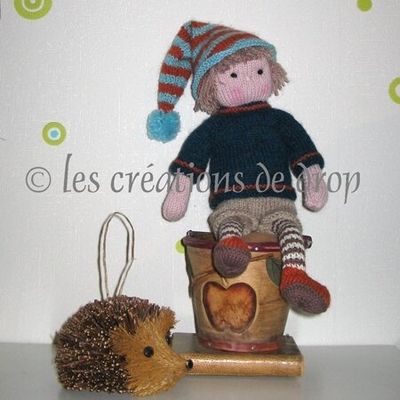 Justin Bisou, lutin au tricot