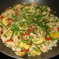 RIZ CREOLE AUX CREVETTES ET PETITS LEGUMES