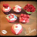 Cup cakes spécial St Valentin !!! 