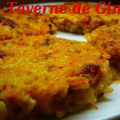 Galettes de riz au chorizo et fromage