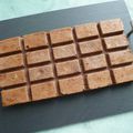 gâteau tablette hyperprotéiné poire coco chocolat noisette aux graines de lin et au psyllium (sans beurre ni sucre)